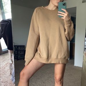 Sweatshirt tan
